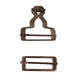 Dungaree Buckles with Slider Clips - (2 Sets)